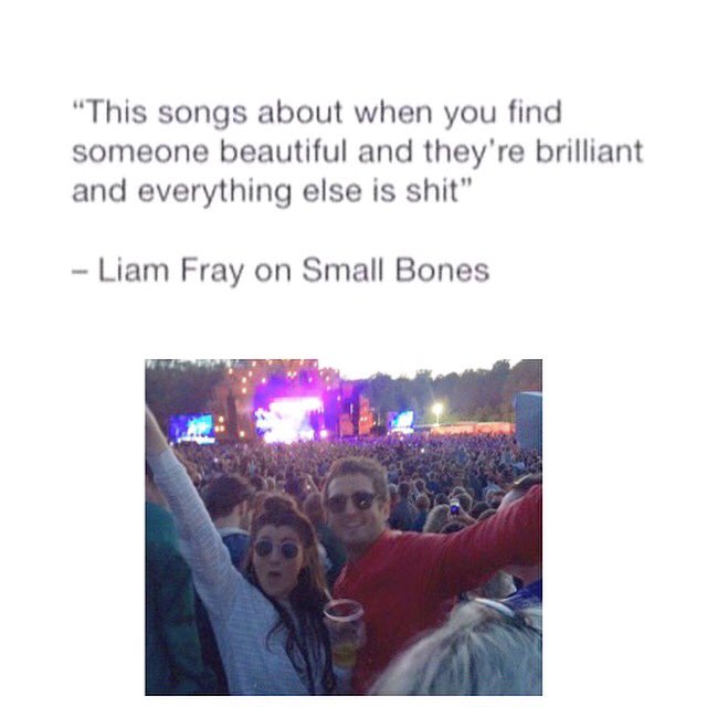 CodyLwyatt's tweet image. My valentine. Always. ❤️ @Karl16Martin #oursong #smallbones he really is pretty brilliant! @thecourteeners @What_Liam_Said