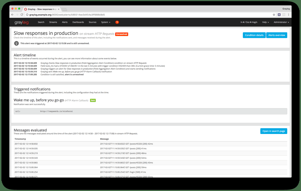 Introducing custom data retention times, new alerts page, and more! Final release of Graylog v2.2 is available graylog.org/blog/88-announ… 😍🎉
