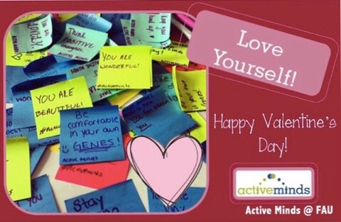 Happy Valentine's Day! Active Minds Members! #activeminds #Loveyourself