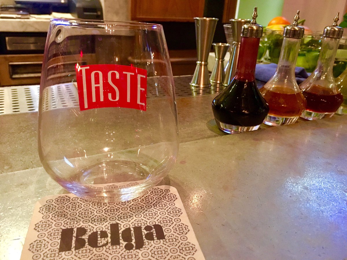 The one-of-a-kind TasteTV glass at <a href="/BelgaSF/">Belga</a> in San Francisco | <a href="/JeffBurkhart2/">Jeff Burkhart</a> <a href="/7x7/">7x7</a> #drinks #cocktails #spirits @unionstreetsf <a href="/onlyinsf/">Only in SF @ 🌁</a>