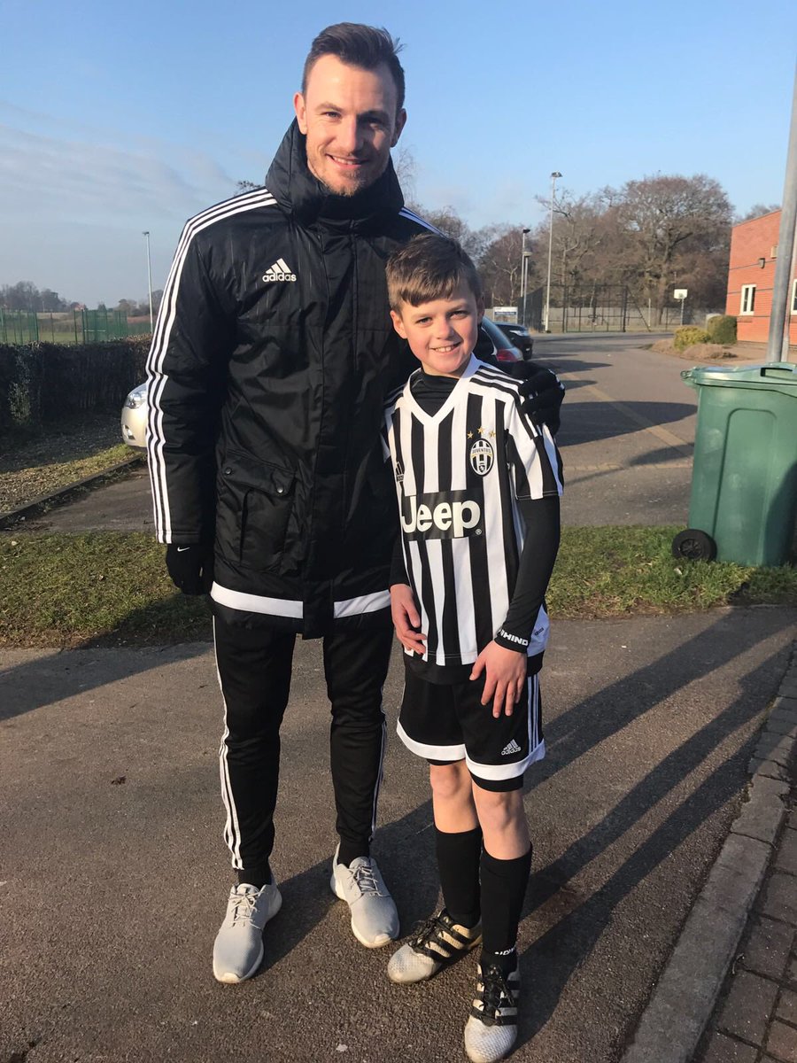 The lads 1st day <a href="/TommySmithss/">TommySmithss</a> soccer school #happykids #football #loveit