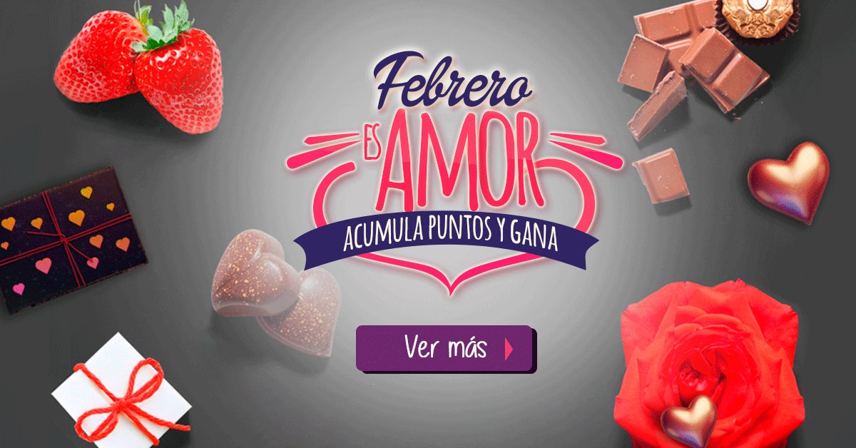 #FebreroEsAmor con <a href="/cuponaso/">Cuponaso.com</a> 
¡Acumula puntos y gana los fabulosos premios! 😍 goo.gl/K2g8VJ 
♥#valentines