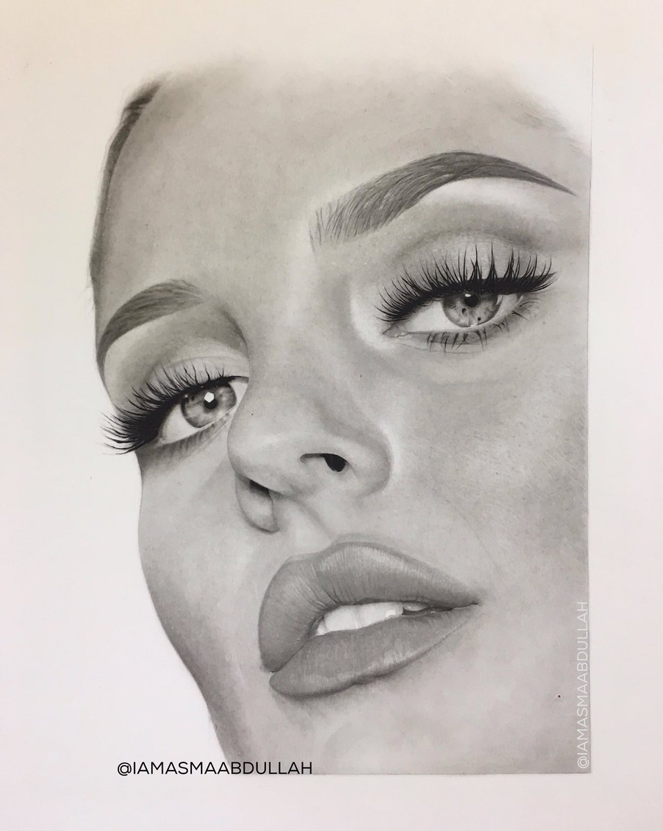 iamasmaabdullah's tweet photo. Still Work In Progress. #NoFilter ✏️🖤
#Art #photorealistic https://t.co/8QUXC7I8ux