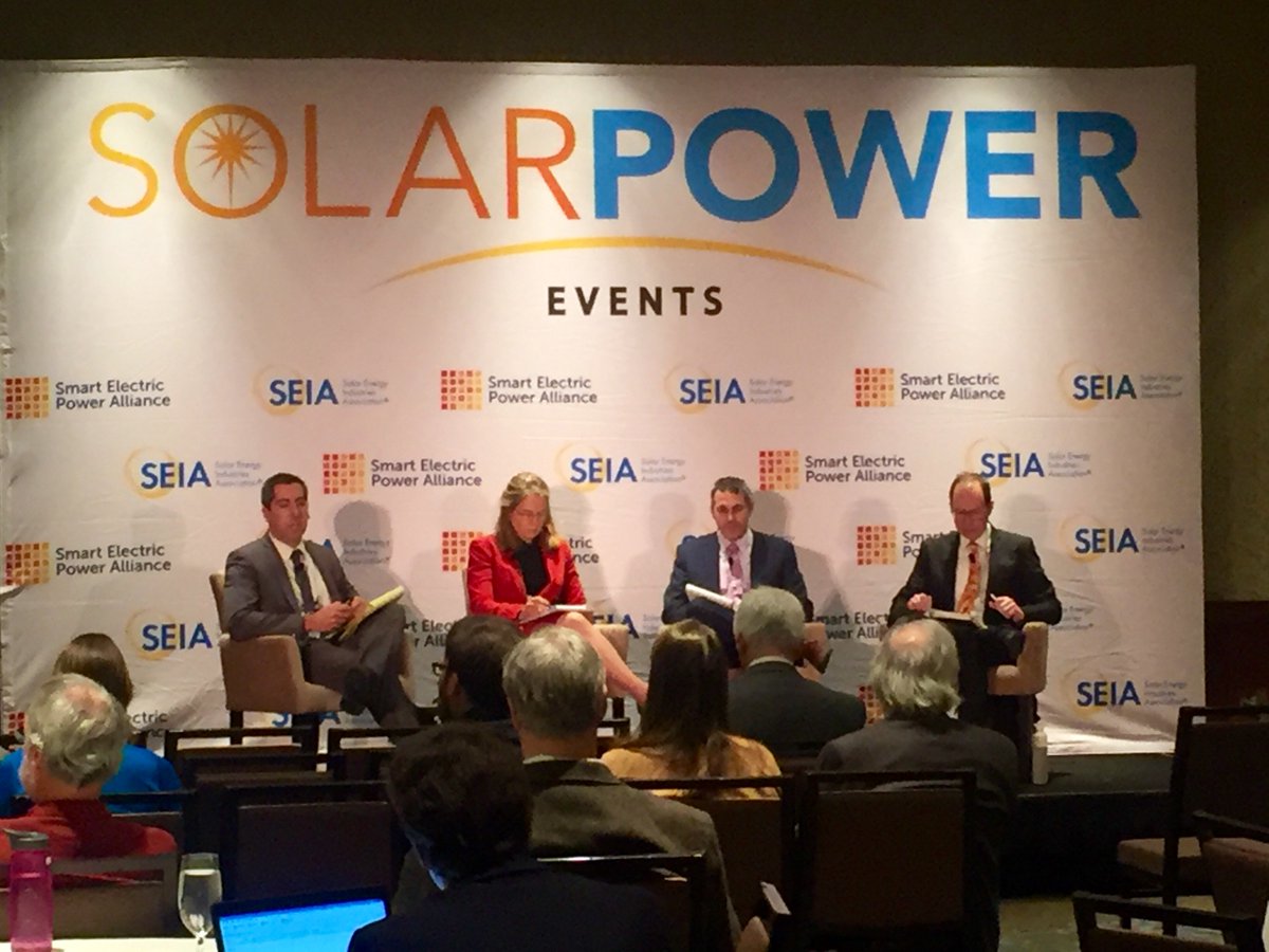SEIA's tweet photo. SEIA's Rick Umoff sets the stage for policy discussion about New York #solar markets. #SolarPowerNE https://t.co/MAkHKhXC95