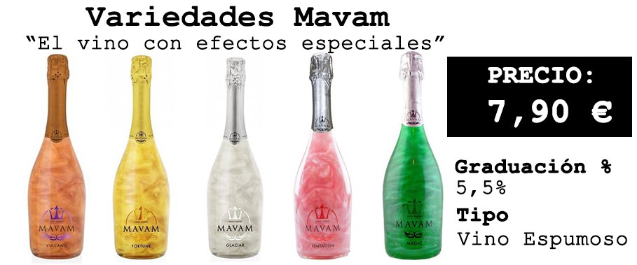 Ya tenemos a todos los espumosos #mavam ...
Espumosos de diseño

goo.gl/PhTGsh