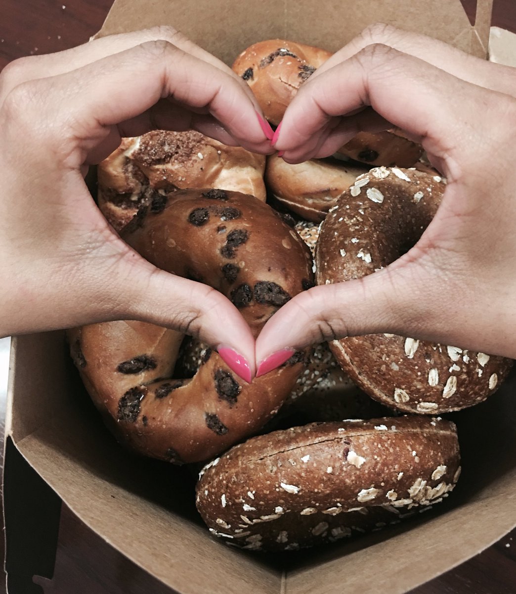 careersatstride's tweet photo. BAE Goals 😍😍 Happy Valentines Day from K12 #ValentinesDay #Work12 #Bagels https://t.co/j0zYQdu1eL