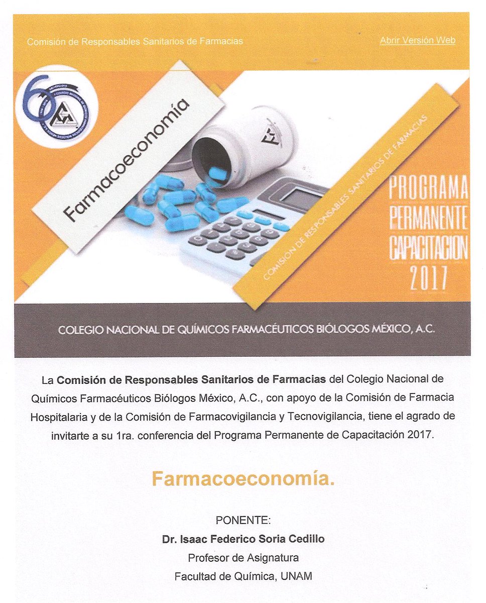 CMCLC12's tweet photo. Actualizaciones en Farmacoeconomia  CND https://t.co/mnx9OaBsfF