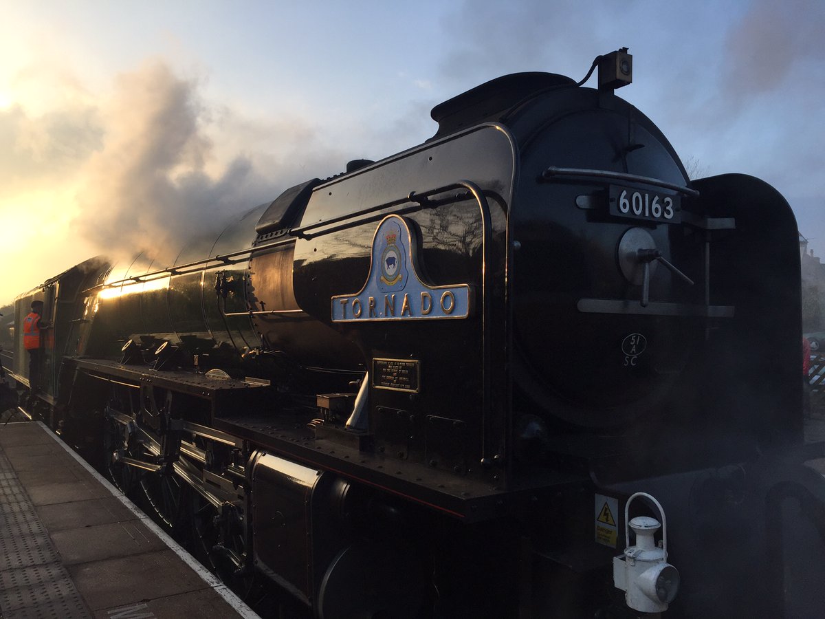 DBCargoUK's tweet photo. Today with @northernassist @SteamRailway @RAIL and others we have revived the romance of the steam train #valentines #Englandinlove https://t.co/g90kvPkvq6