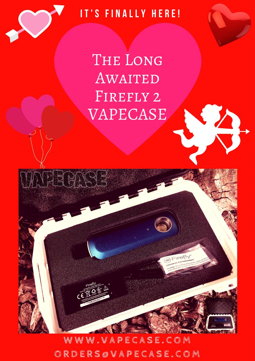 Vapecases's tweet photo. #firefly2 #vapecase has arrived. Preorder:orders@vapecase.com. #vaporizer #VapeFam #vapelife #HappyValentinesDay #marijuana #love 
SHARE PLZ https://t.co/5Gkk6aw6Qn