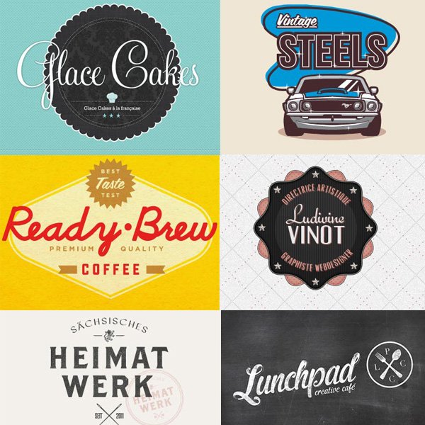 Colección de 25 logotipos con aires retro y vintage que queremos compartir con vosotros: letteringtime.org/2013/01/25-log…