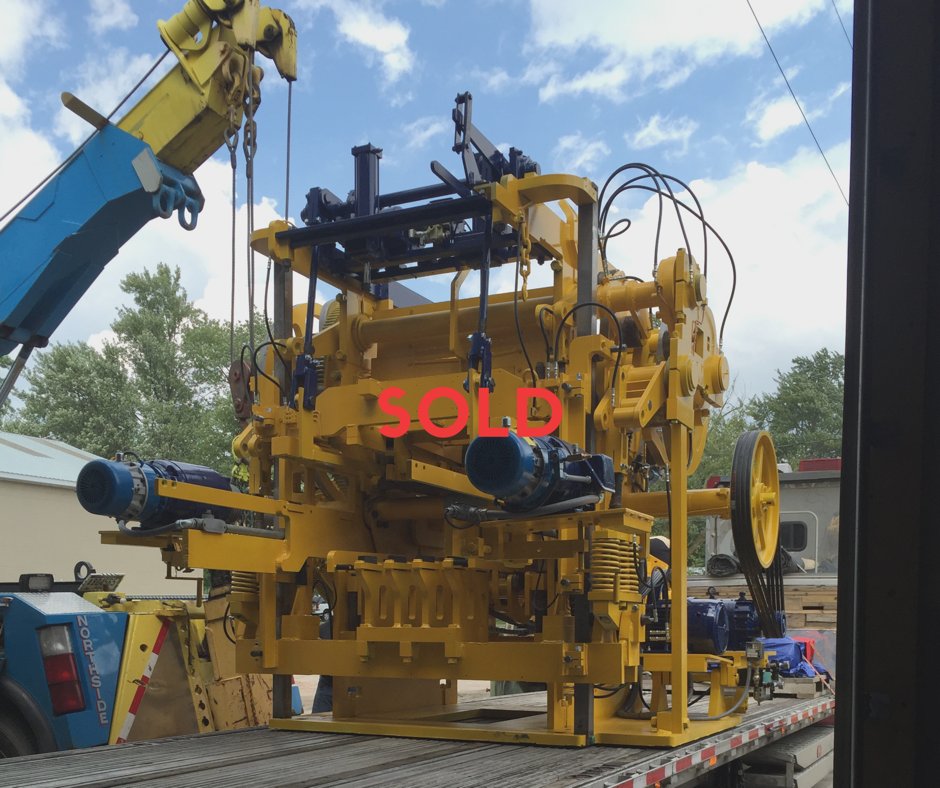 GlesGlobal's tweet photo. SOLD!!!!! #sold #cinderblock #concreteblock #reconditioned #besser #vibrapac #V312 https://t.co/Q5ZcLwRAgB