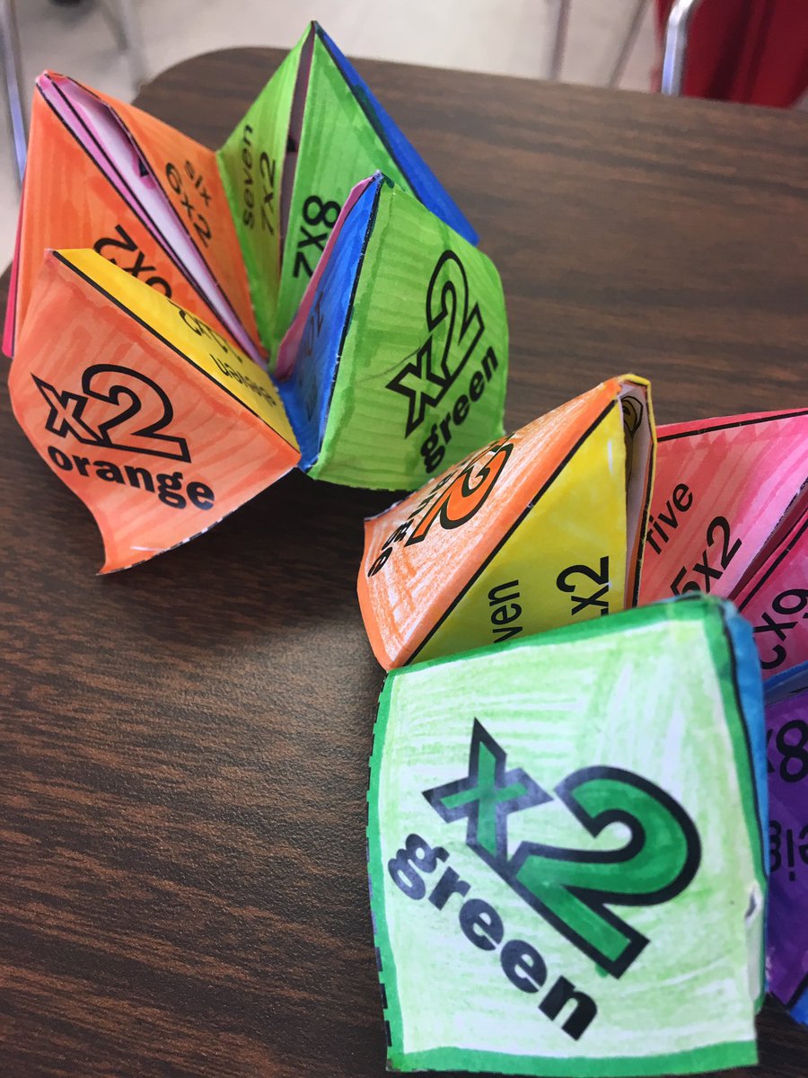andreas_monica's tweet image. Cootie Catchers are a simple way to make #multiplication #practice fun #math5