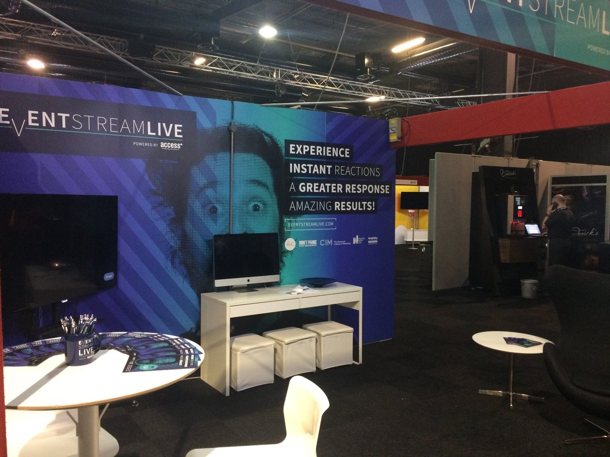 EventStreamLive's tweet photo. The stand is all set, the team are raring to go, roll on #PNLive we cant wait! https://t.co/0pdKyow5wE