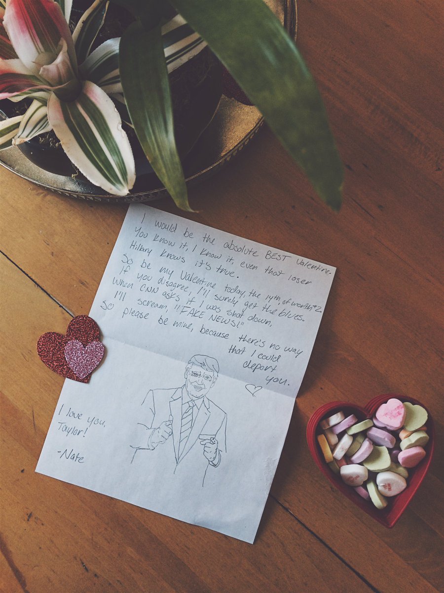 gaylortangg's tweet photo. I had to share this years vday card from Nate #makinglightofthesituation #laughingthroughthetears #isthisreallife https://t.co/e8NMVN6p0T