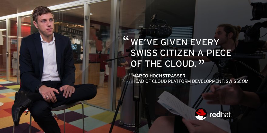 RedHat's tweet photo. Watch how #RedHat's #OpenStack platform let @Swisscom_de build a secure solution: https://t.co/Bbx1oXAzhf #swisscom_de #RSAC #infosec https://t.co/SzEArEct63