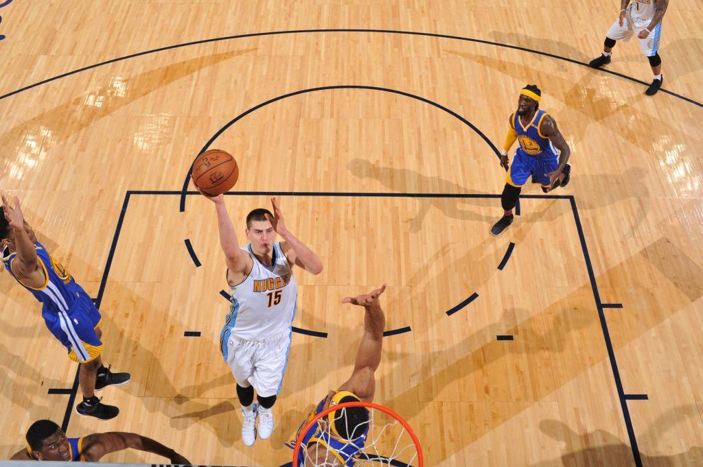 ESPNInsights's tweet photo. Nikola Jokic (@nuggets): 1st NBA player w/at least 17 Pts, 21 Reb &amp; 12 Ast in a game since Elgin Baylor on March 19, 1968 (via @EliasSports) https://t.co/FSFlEpPsfN