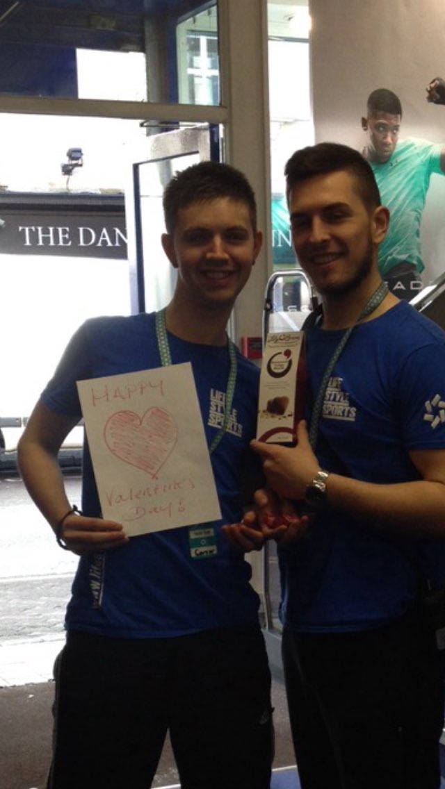LSSStore62's tweet photo. When your bosses are as sweet as @lilyobriens chocolates. #happyvalentinesday to all our customers from @lifestylesports Killarney. https://t.co/MHBguvZfX6