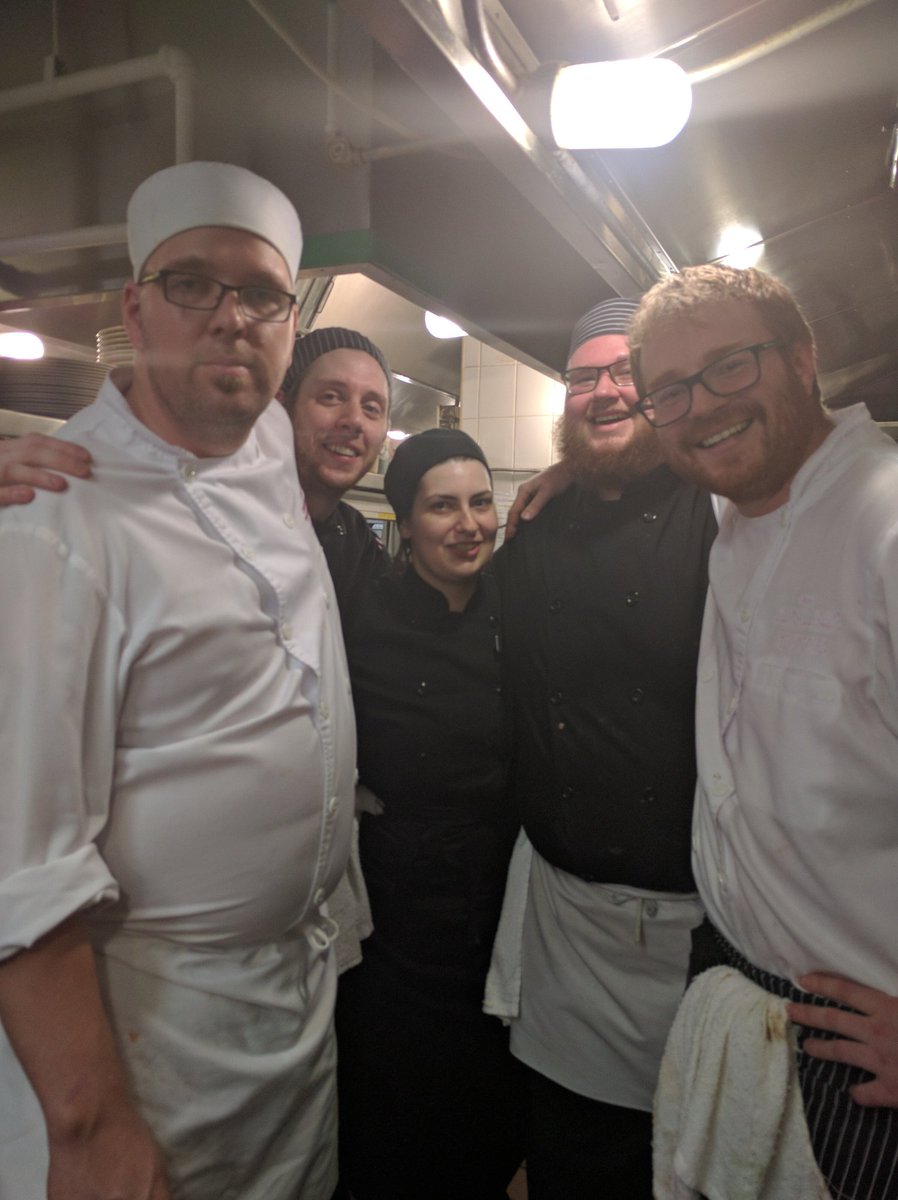 Good luck to all my chef friends on your services tonight from the night team here at the crowne #killin it # Valentine's service