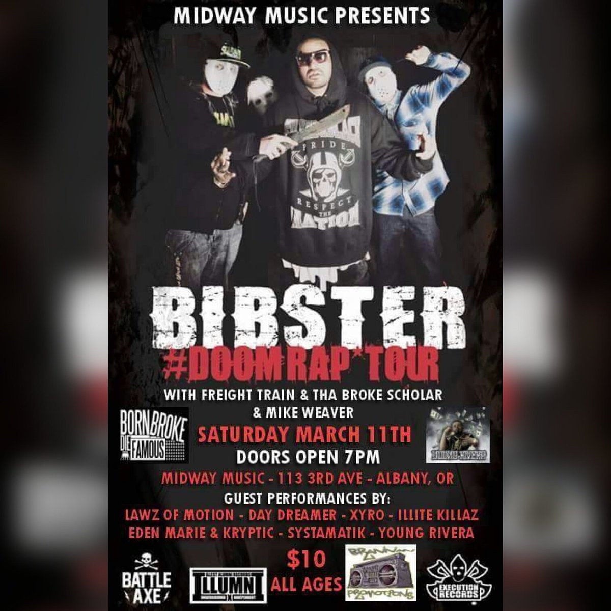 MyTeamStudio's tweet photo. #Albany #Oregon #HipHop #Live #Music #PacificNorthwest #WillametteValley #DoomRap #Tour #Rap #Salem #PDX #Corvallis https://t.co/taqOEOOWEu