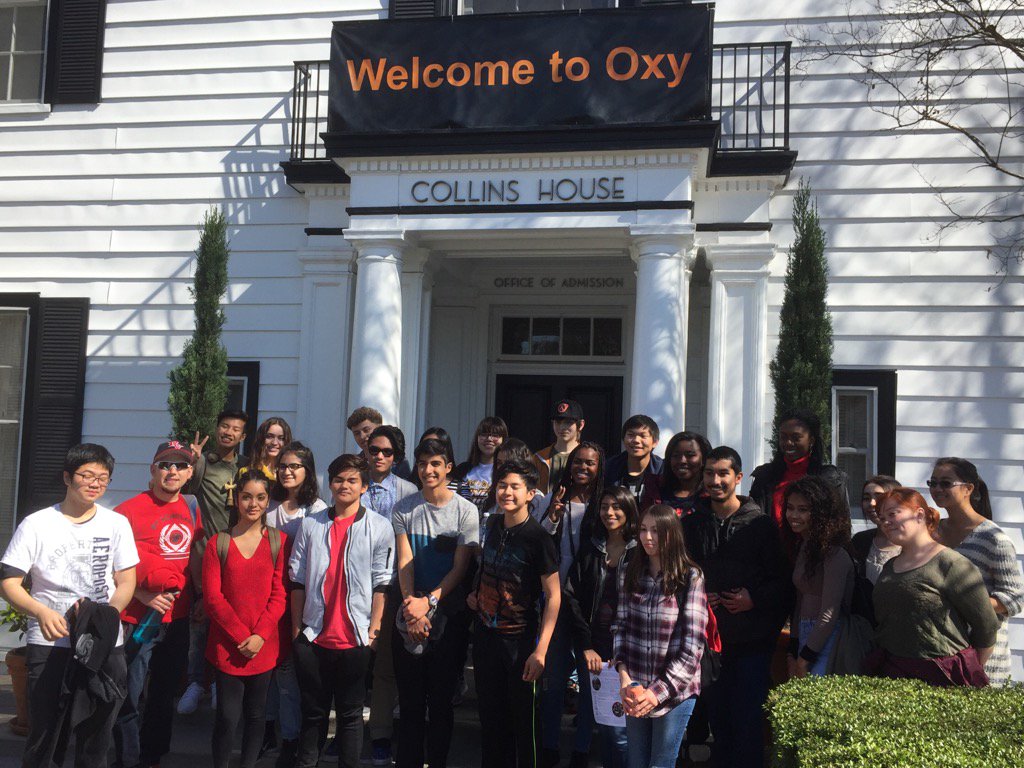 Scholars first stop on NoCal college tour - Oxy!