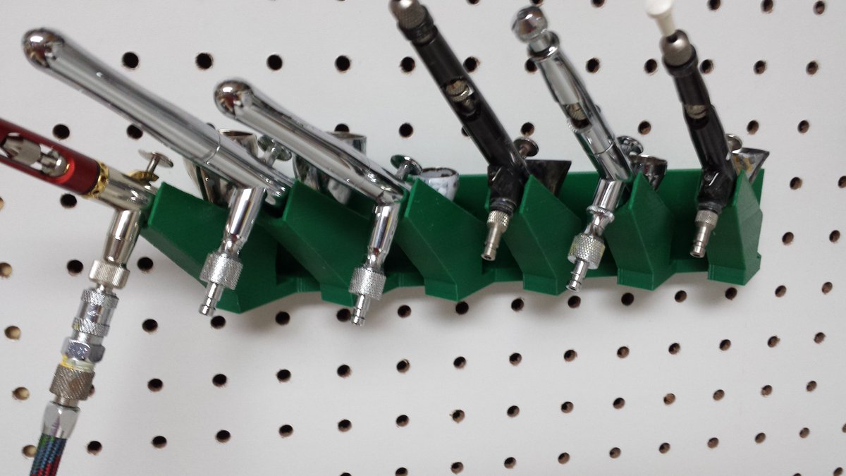 thingiverse's tweet photo. Buy yourself a pegboard. 3D print the rest. https://t.co/85NgKEo17s https://t.co/E9LQViVwAe