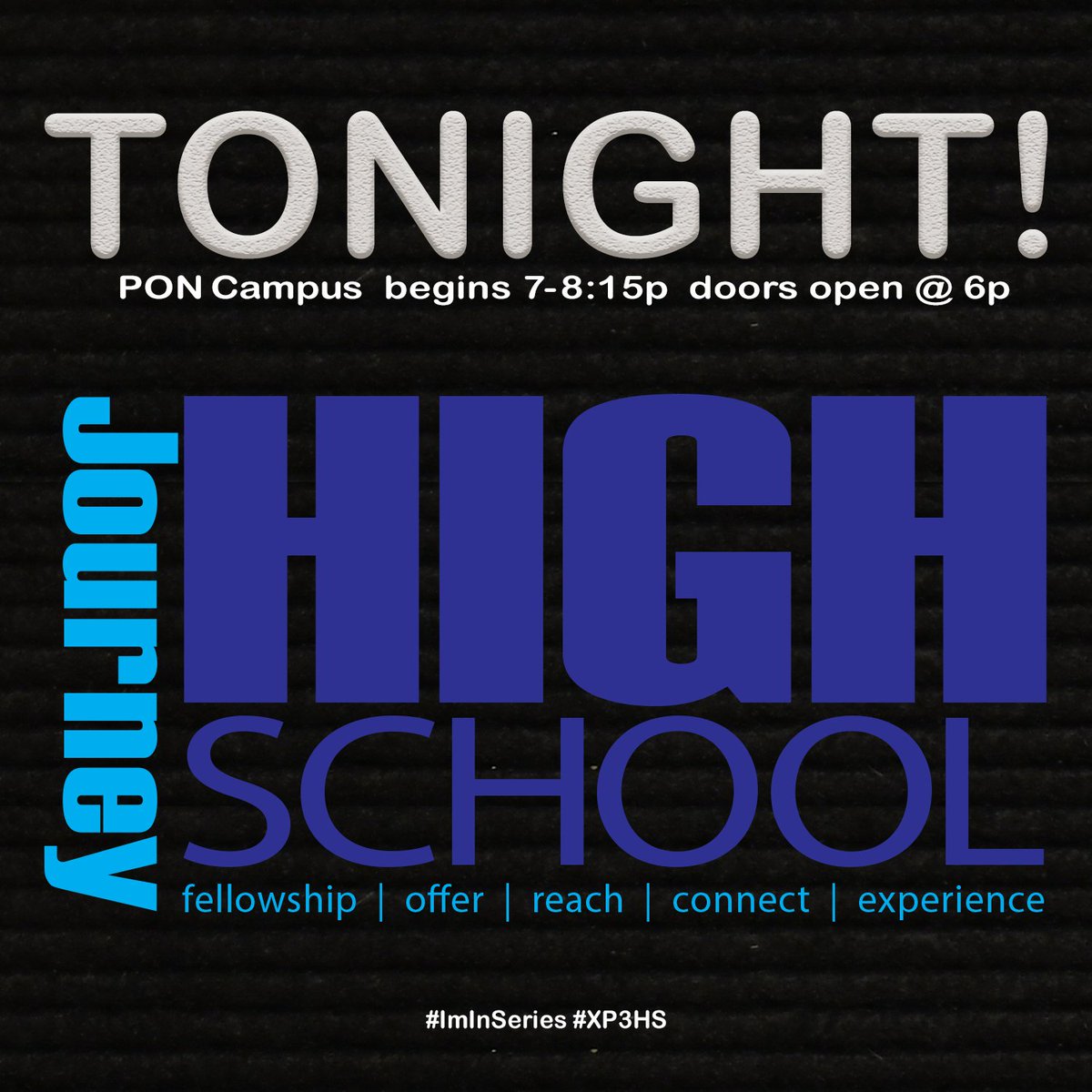 JFCStudent's tweet photo. WHO'S IN??? #wk4 #ImInSeries #XP3HS #jrhighandhighschool #journeyfellowshipchurch https://t.co/mY8du56iGE