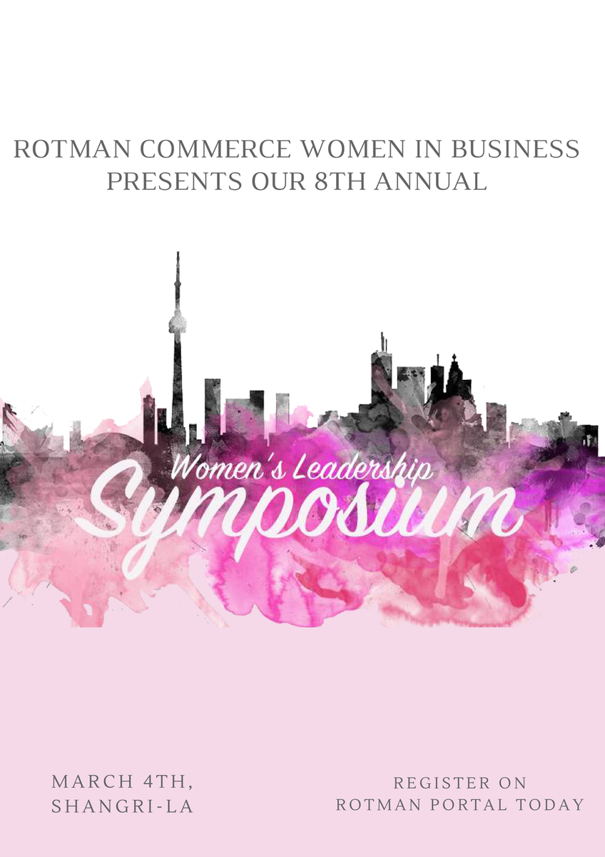 RotmanCommerce's tweet photo. .@RCWIB's 8th Annual WLS is coming to @hotelshangrila, March 4: https://t.co/deTDUaO6kP https://t.co/9PsgPKnw20