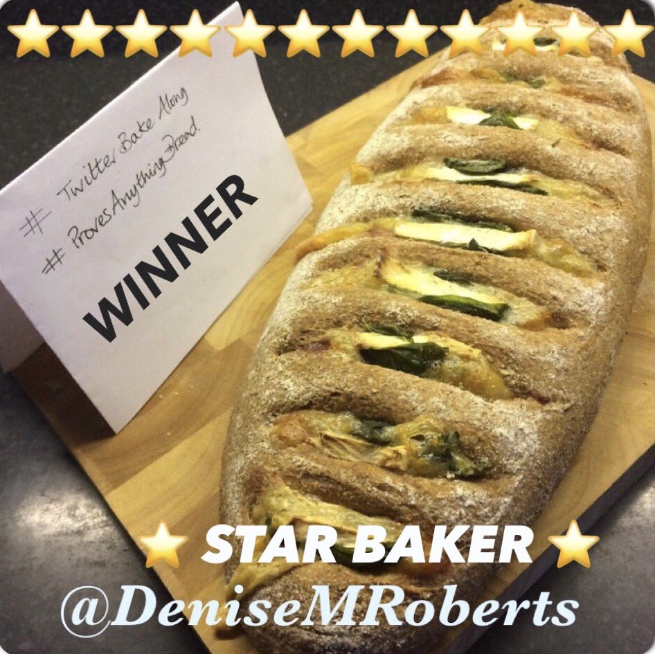 Rob_C_Allen's tweet photo. *Drumroll* We have our #ProvesAnythingBread winner and huge Congratulations goes to @DeniseMRoberts for her Stunning Bread #TwitterBakeAlong https://t.co/jbMwkT5knN