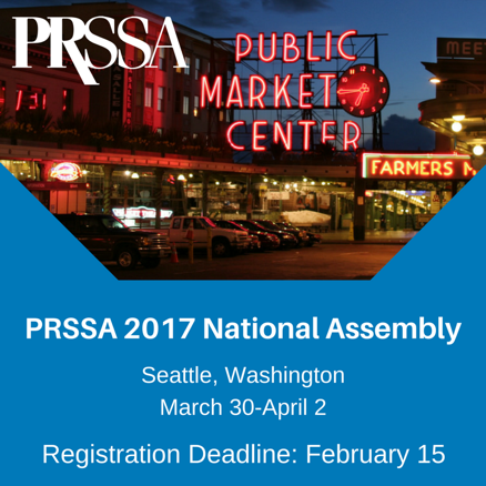 prssaofficial's tweet photo. Celebrating Valentine’s Day with #PRSSBae? We are. Register for the 2017 National Assembly before Feb. 15! https://t.co/Ph45EAMbQp https://t.co/B62PERyPSs