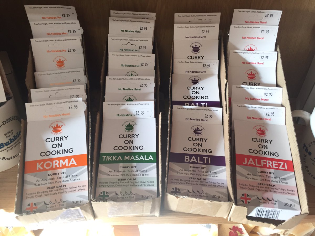 BubbleInnFarm's tweet photo. 'Curry on Cooking', our new no nasties range now available in shop. Grab all your meat and veg to make the perfect meal also! 👍#farmshop https://t.co/ySUdc0d8ns