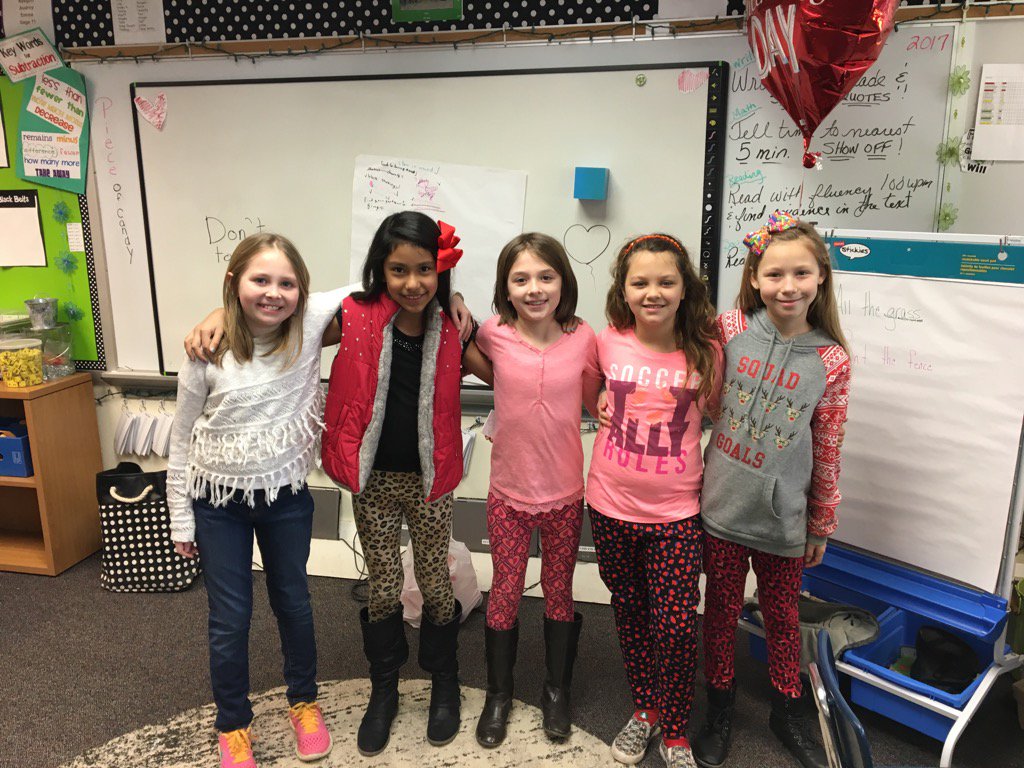 marks3rd's tweet image. Valentine's Day committee....teachers in the making!