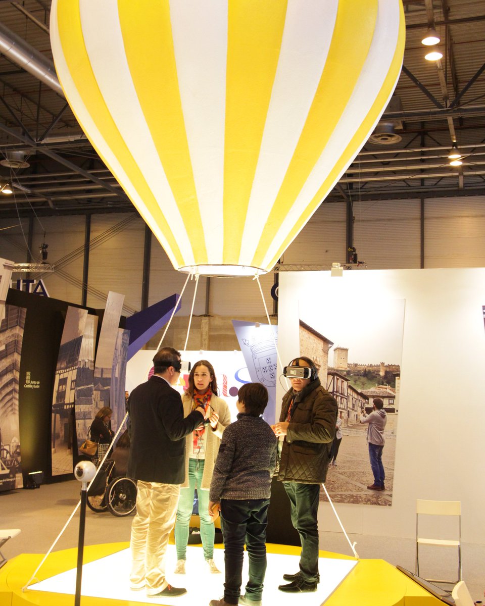 sys_360's tweet photo. Hot Air Balloon #VR #360Video style at @fitur_madrid https://t.co/k6Is1rlfHo