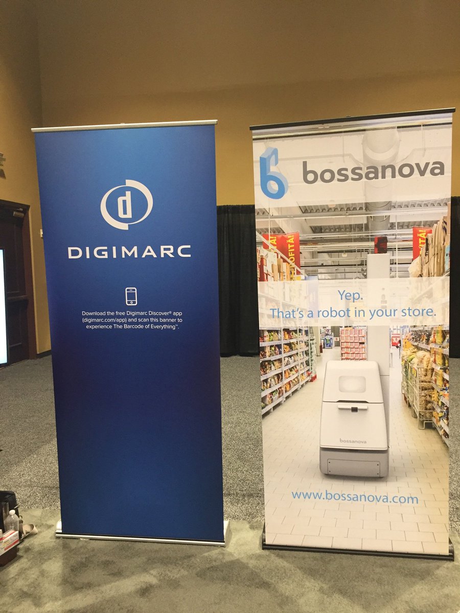 digimarc's tweet photo. Day 2 of #RILA2017 is underway! Check out how @digimarc &amp; @BNRobotics are revolutionizing inventory management #RILAsupplychain https://t.co/B7cdNS7Ub3