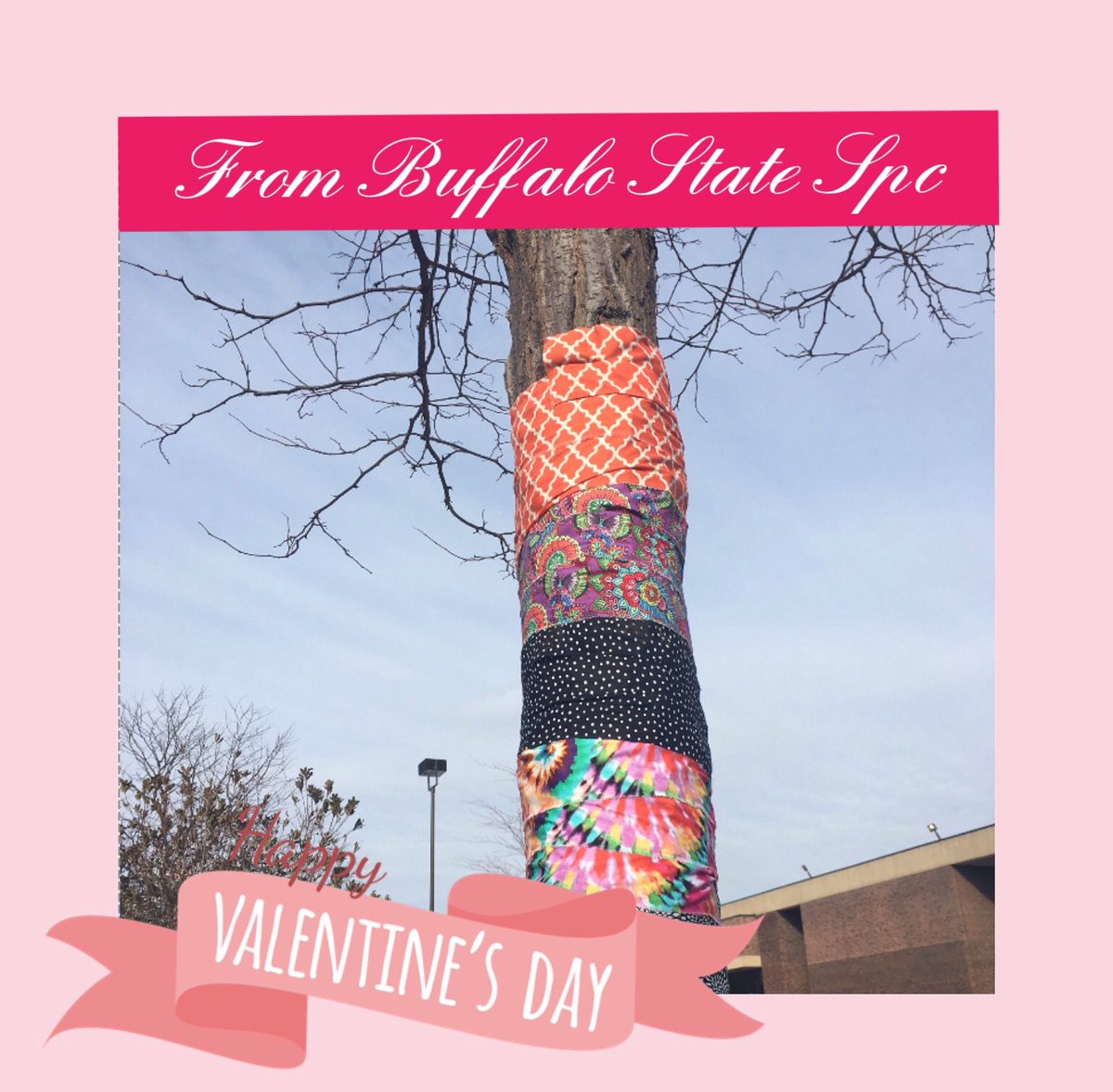 BuffaloStateSPC's tweet photo. Happy Valentines Day! We hope everyone has a great day filled with love and giving ๐
#buffalostate #buffstate #valentinesday #buffstatespc https://t.co/BH6uXIghN4