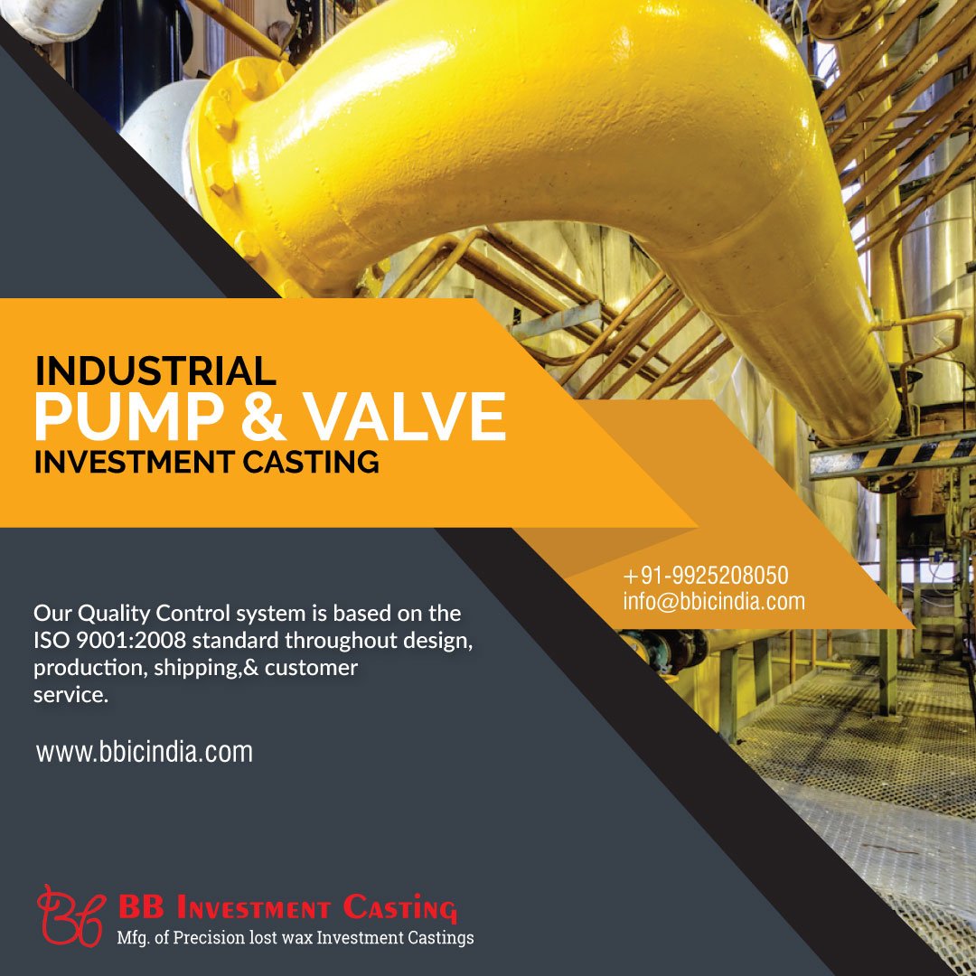 bbcastingindia's tweet photo. INDUSTRIAL PUMP & VALVE INVESTMENT CASTING
#pumpcastingindia #valvecastingfoundry #steelcastingfoundry
https://t.co/dNvZOLFohK https://t.co/ANRsGx4bw9