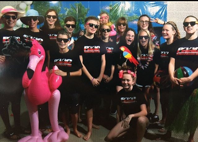 SwimFoundation's tweet photo. Our friends at @PAACswim share what they loved about hosting a #USASwimaThon, their "Life is a Beach" theme! Looking good! #SharetheLoveSAT https://t.co/dbNvBn7PgG
