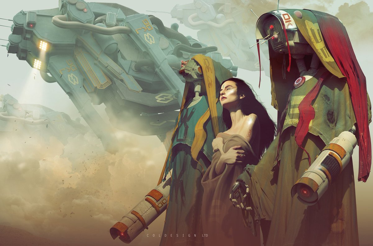 idlebirch's tweet photo. Daily Inspiration 182 - Col Price https://t.co/lWOKIVG7nO #art #inspiration #illustration #digitalart #conceptart #robots #scifi https://t.co/Blzsq0s6eo