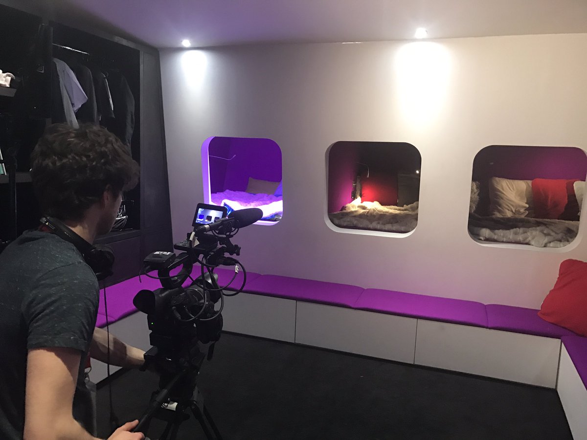 ANSGroup's tweet photo. Our sleeping pods took centre stage once again. Keep your eyes peeled for updates on this one. We're excited about it! #engagingworkplaces https://t.co/WyZ0nFhIKi