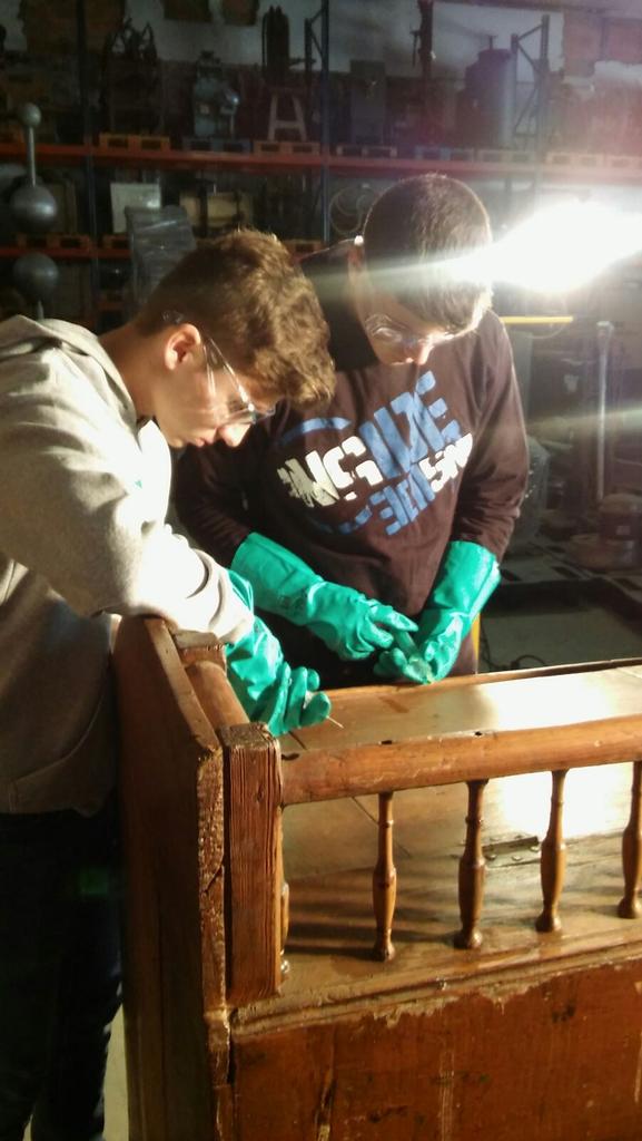 museudelter's tweet image. Restaurant patrimoni de #Manlleu  amb alumnes de @LaSalleManlleu. #aprenentatgeservei #ProjecteFaig