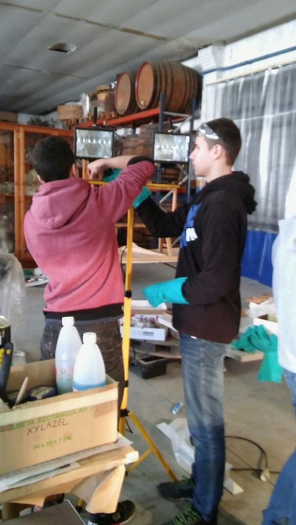 museudelter's tweet image. Restaurant patrimoni de #Manlleu  amb alumnes de @LaSalleManlleu. #aprenentatgeservei #ProjecteFaig