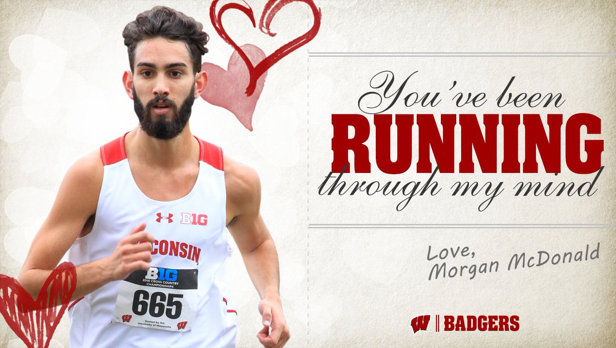BadgerTrackXC's tweet image. Happy #valentinesday2017 from the #Badgers!