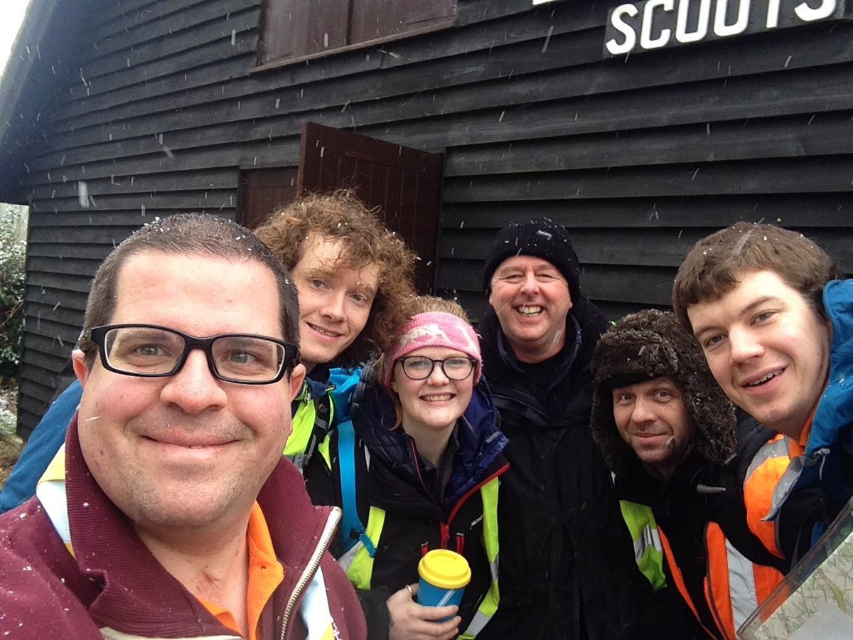 DofE_Dean's tweet photo. Chilly weekend supporting  @S50Challenge but great practise for forthcoming @DofE expeditions with @GLNEScouts Great effort everyone! https://t.co/rPkwyxX12M