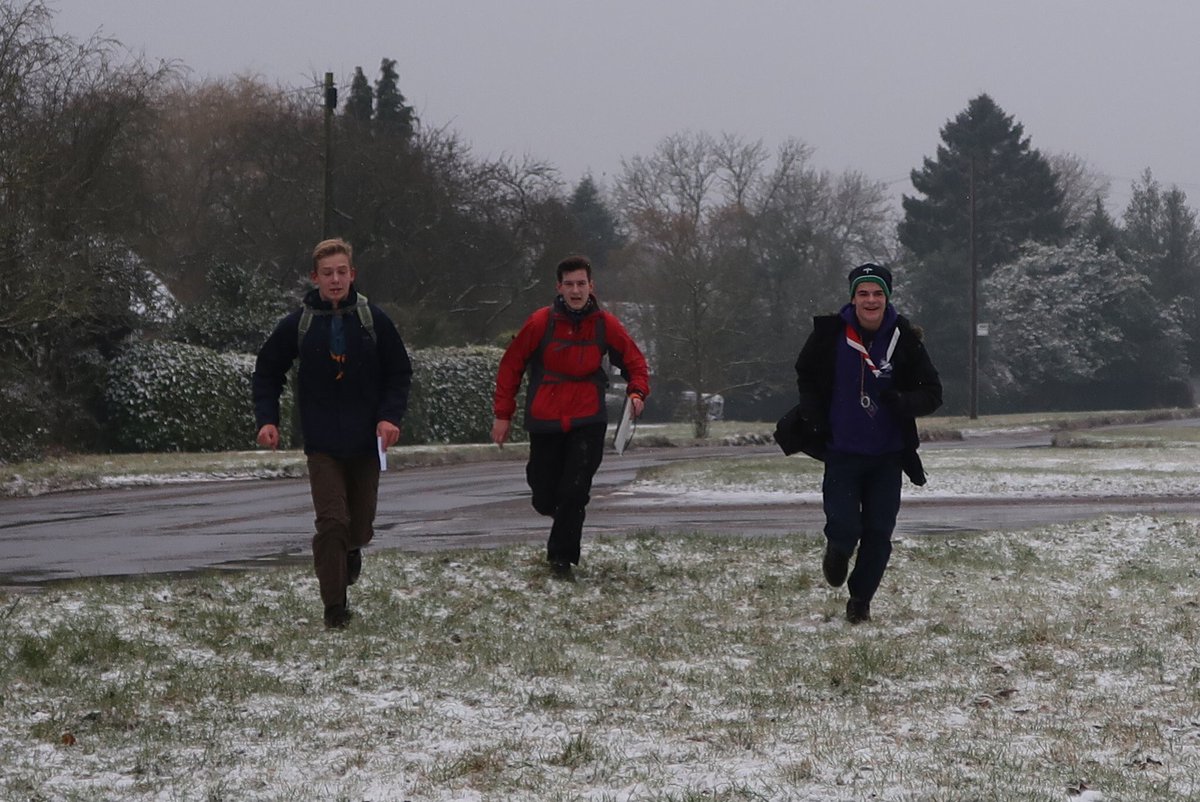 DofE_Dean's tweet photo. Chilly weekend supporting  @S50Challenge but great practise for forthcoming @DofE expeditions with @GLNEScouts Great effort everyone! https://t.co/rPkwyxX12M