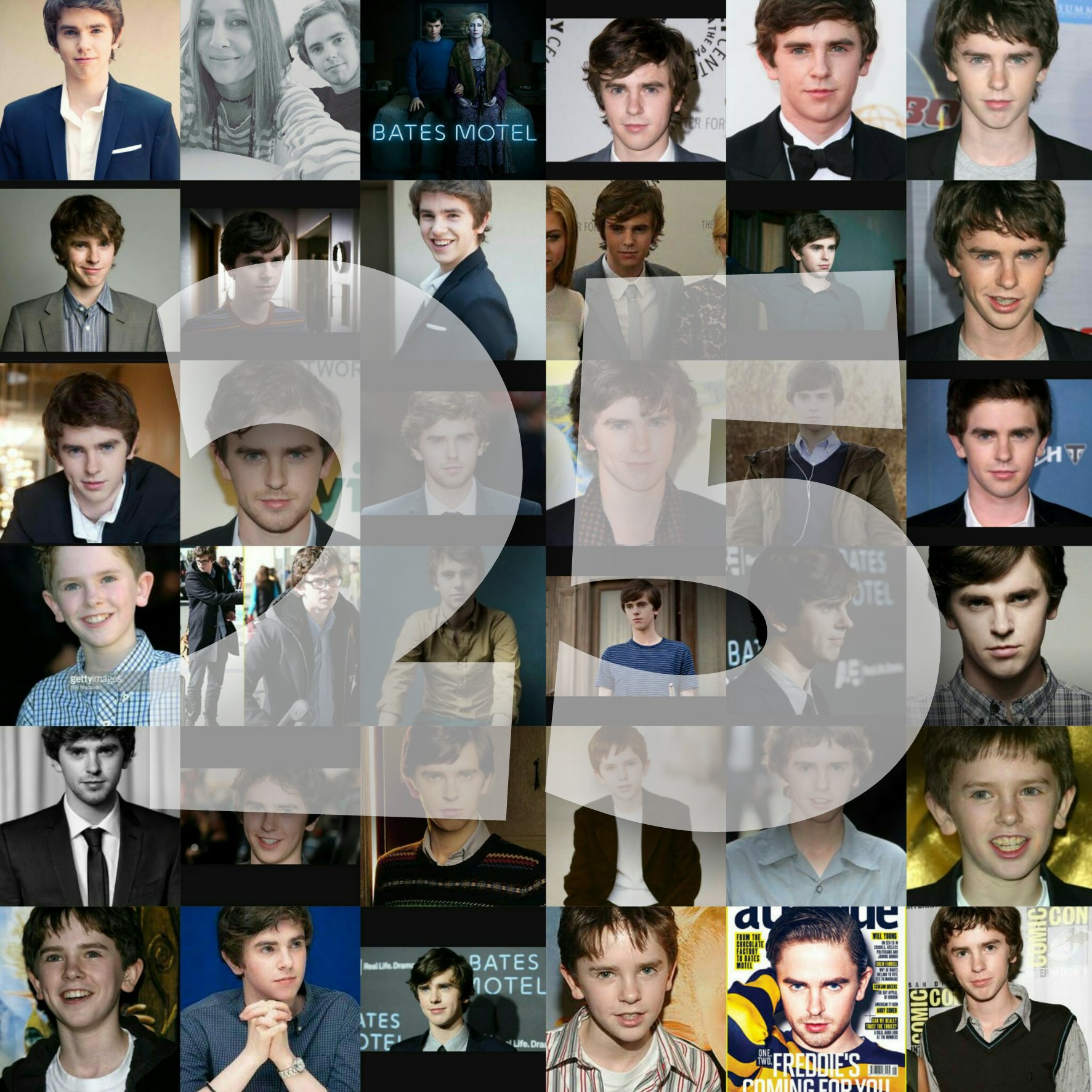 Happy birthday to my favorite actor, Freddie Highmore! , I really appreciate you, sweetie  