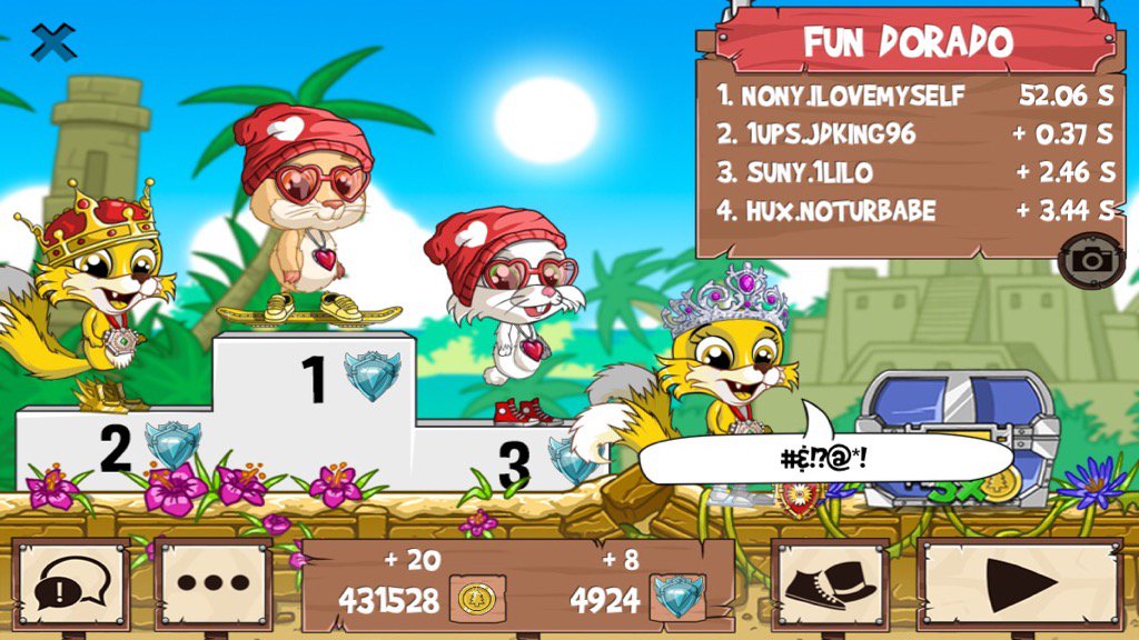 Mrs_Never0Wrong's tweet photo. I just played a golden fox! #funrun2 #ILOVEMYSELF #JDKing96 #Noturbabe https://t.co/aO9ltAnraB