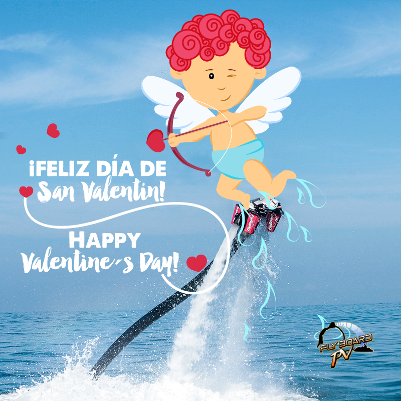 FlyboardPVMX's tweet photo. ¡Cupido ya no necesita las alas cuando tiene a #FlyboardPV! / Wings aren’t necessary when Cupid has FlyboardPV!
#PuertoVallarta #Valentine https://t.co/vkDf4RGHWD