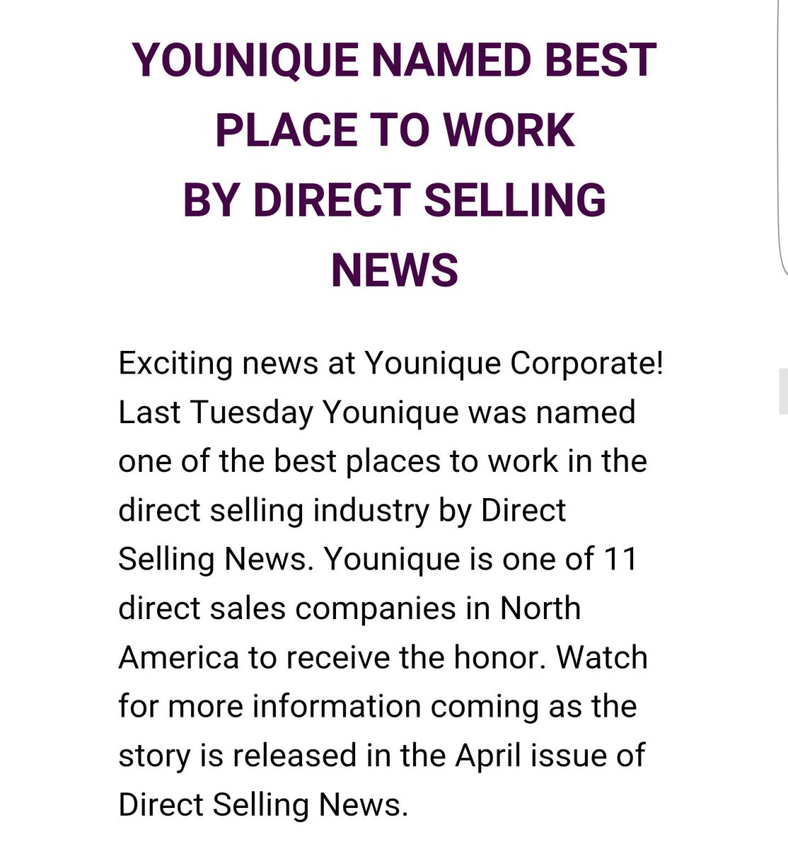 BreathOfAGlance's tweet photo. Check it out! I think this is so exciting! I LOVE Younique for SO many reasons! But this proves others do too! #YouniqueForTheWin https://t.co/CdMtRYSuxf