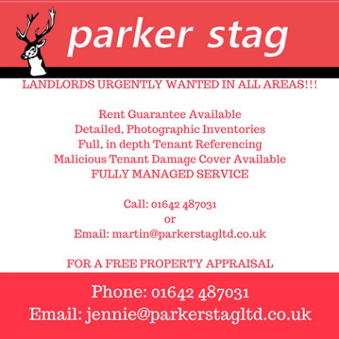 Parker_Stag's tweet photo. We urgently need new landlords due to a high demand! If you know someone ask them to call 01642 487031. https://t.co/kt4wquvYDT