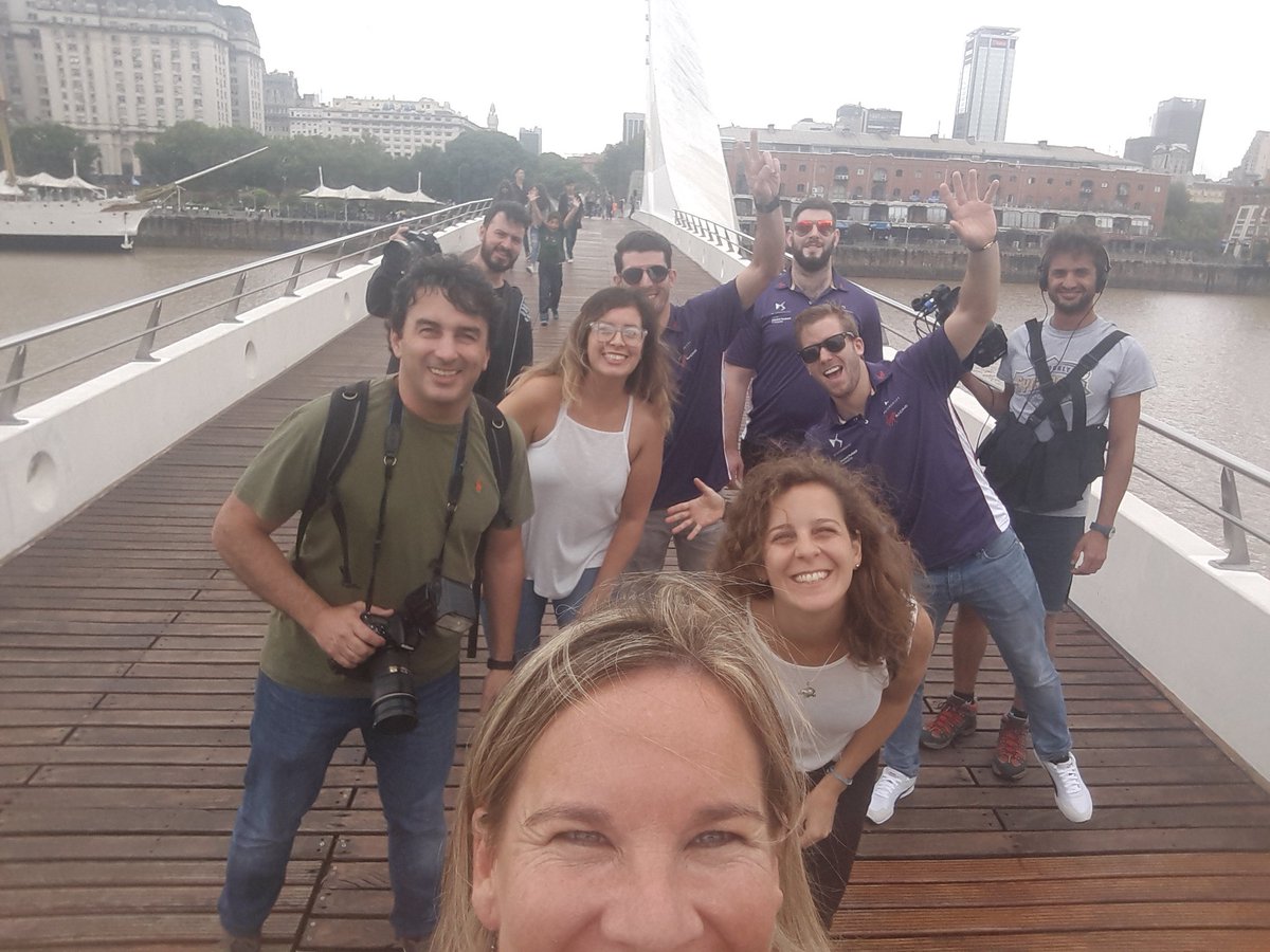 solebereciartua's tweet photo. Tomando imágenes en el Puente de la Mujer con @pechito37 @sambirdracing y @dsargentina https://t.co/Y8rXZBELsW