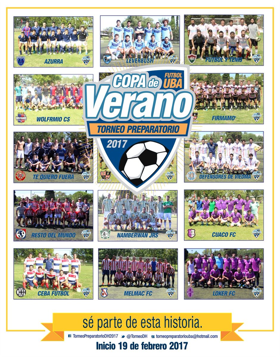 torneouba's tweet photo. Etiqueta a tu Equipo!

#copadeverano 
#uba2017 
#torneopreparatorio https://t.co/N7pwvpEctG